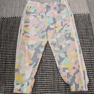 Adidas Kids Multicolor Regular Fit Pants, Camo Lux, Size4, Logo, Comfort